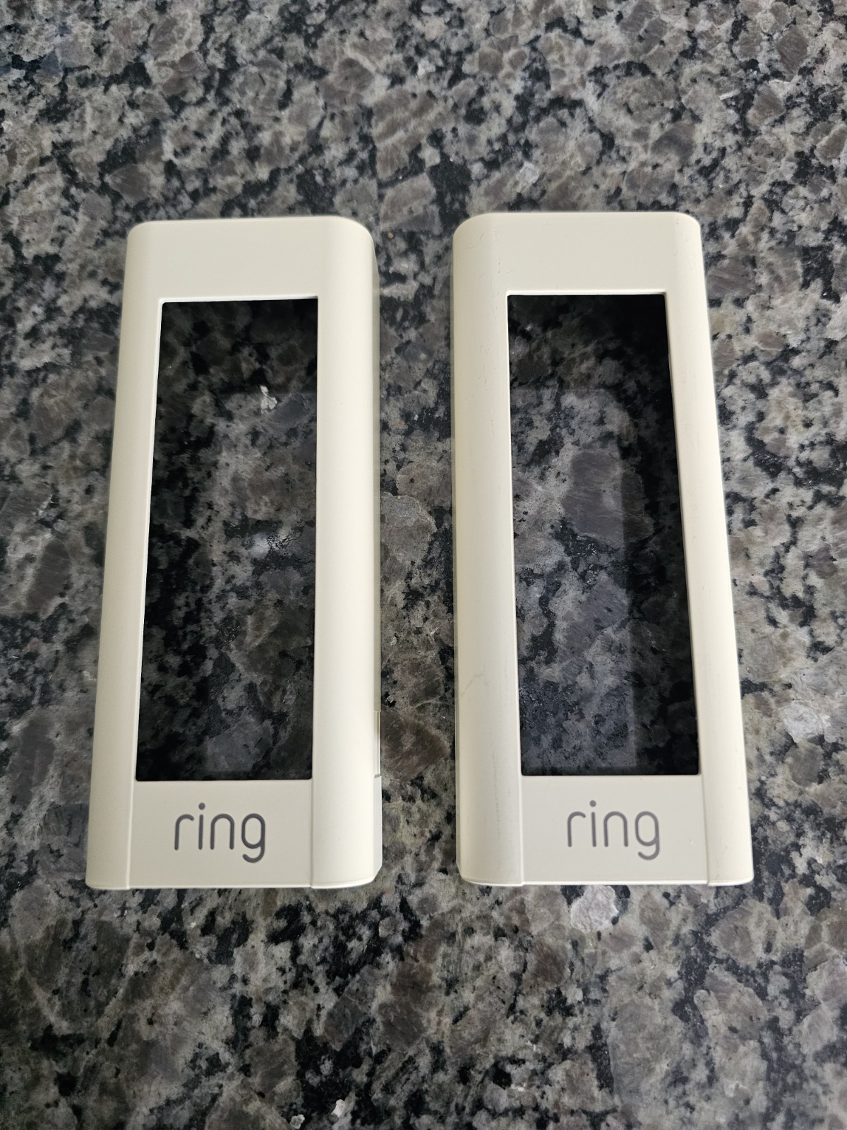 2 Beige Ring Video Doorbell Pro OEM Face Plate Covers Only Cream Off White Tan gallery