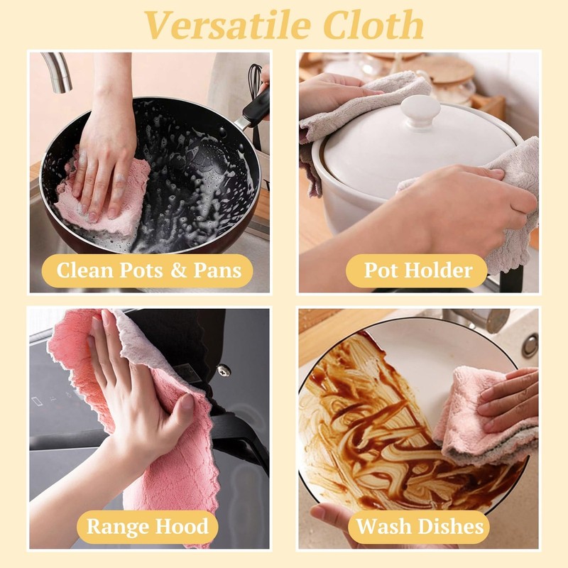 Microfiber Cleaning Cloths - Super Absorbent, Streak-& Lint-Towels for Glass,... gallery