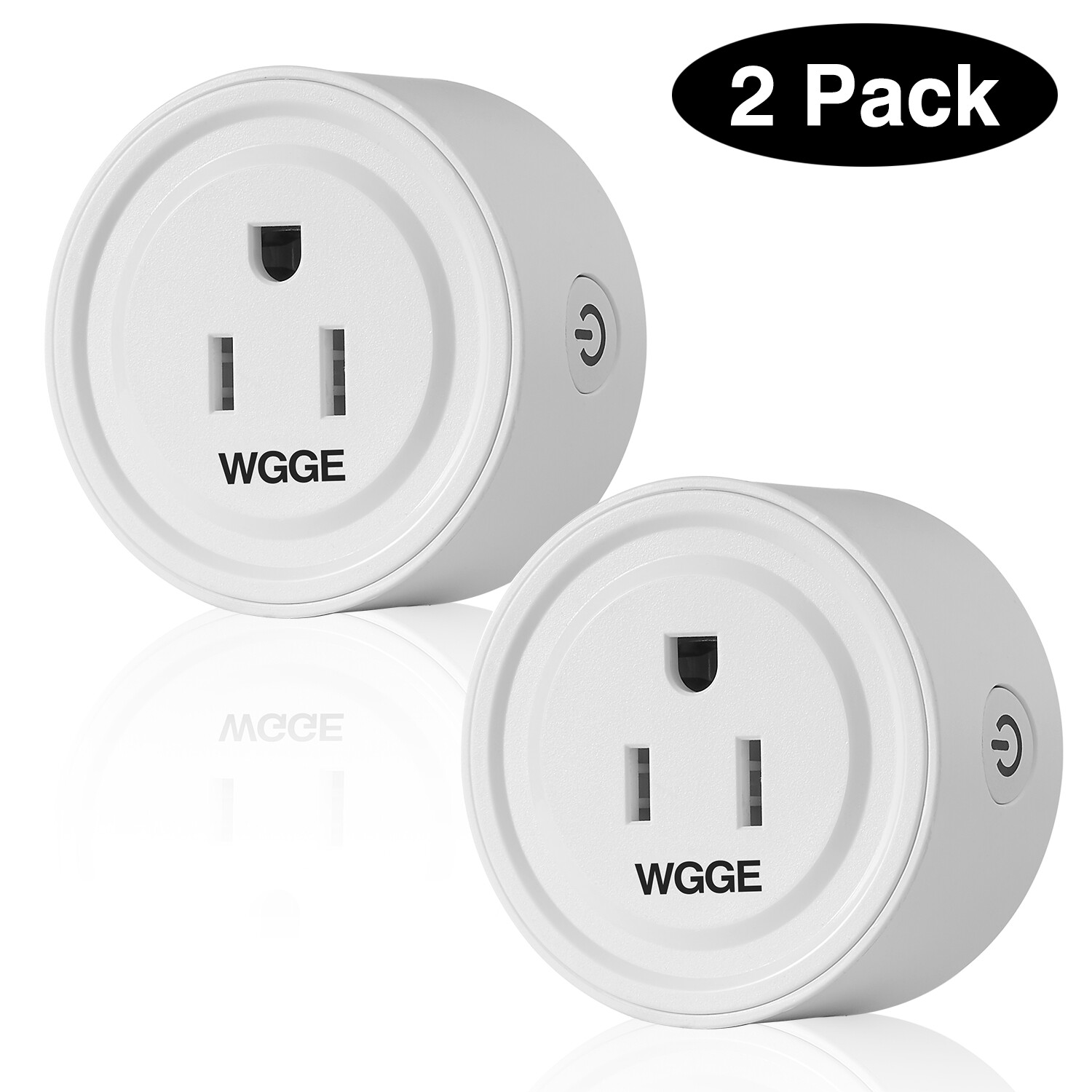 Smart Plug, Mini Smart WiFi Outlet Compatible with Alexa, Google Assistant 2/PK gallery
