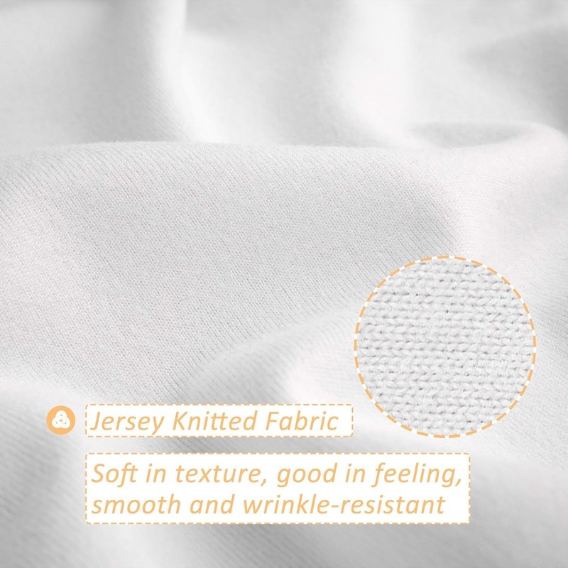 Luxurious Stretch Jersey Box Spring Cover - Soft, Wrinkle Resistant, Full Size gallery