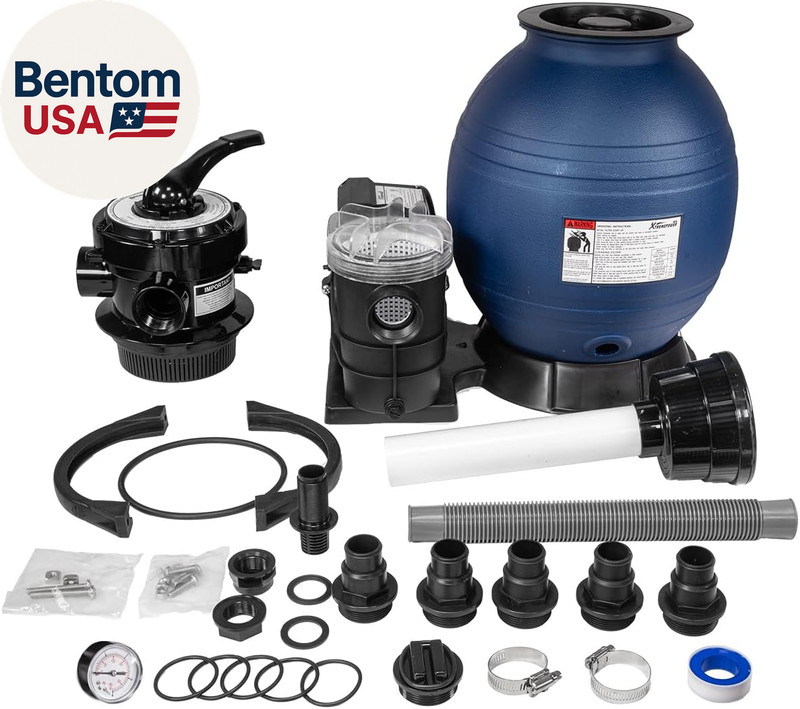 High-Flo Sand Filter Pump System 13" Filter Tank 10,000 Gallons for above Ground gallery