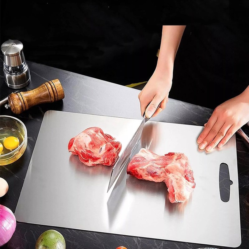 Titanium Coating Cutting Board Double-Sided Kitchen Tool Camping Size S / M / L gallery