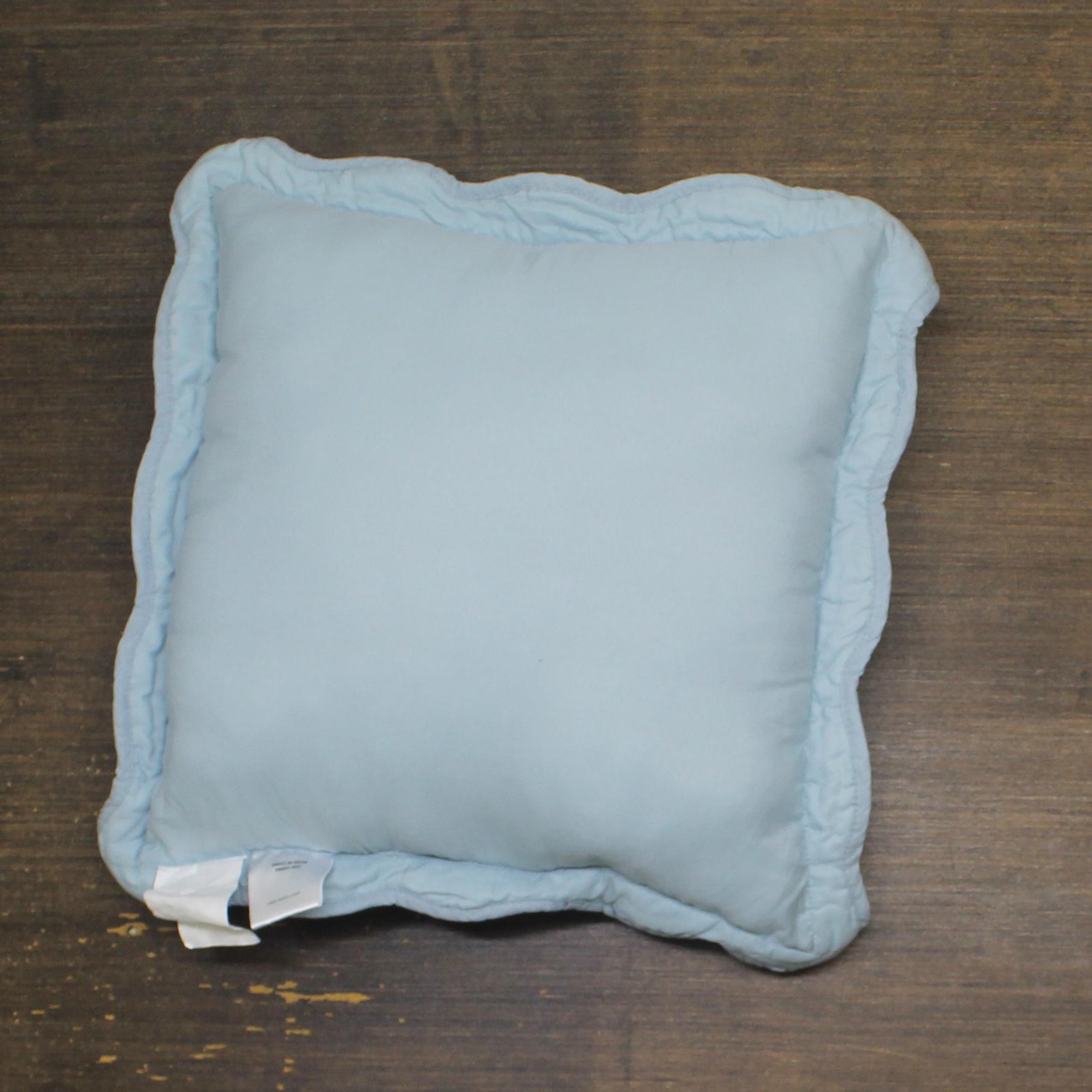 Hudson & Main Reversible Audrey Square Throw Pillow Aqua Blue 16" gallery