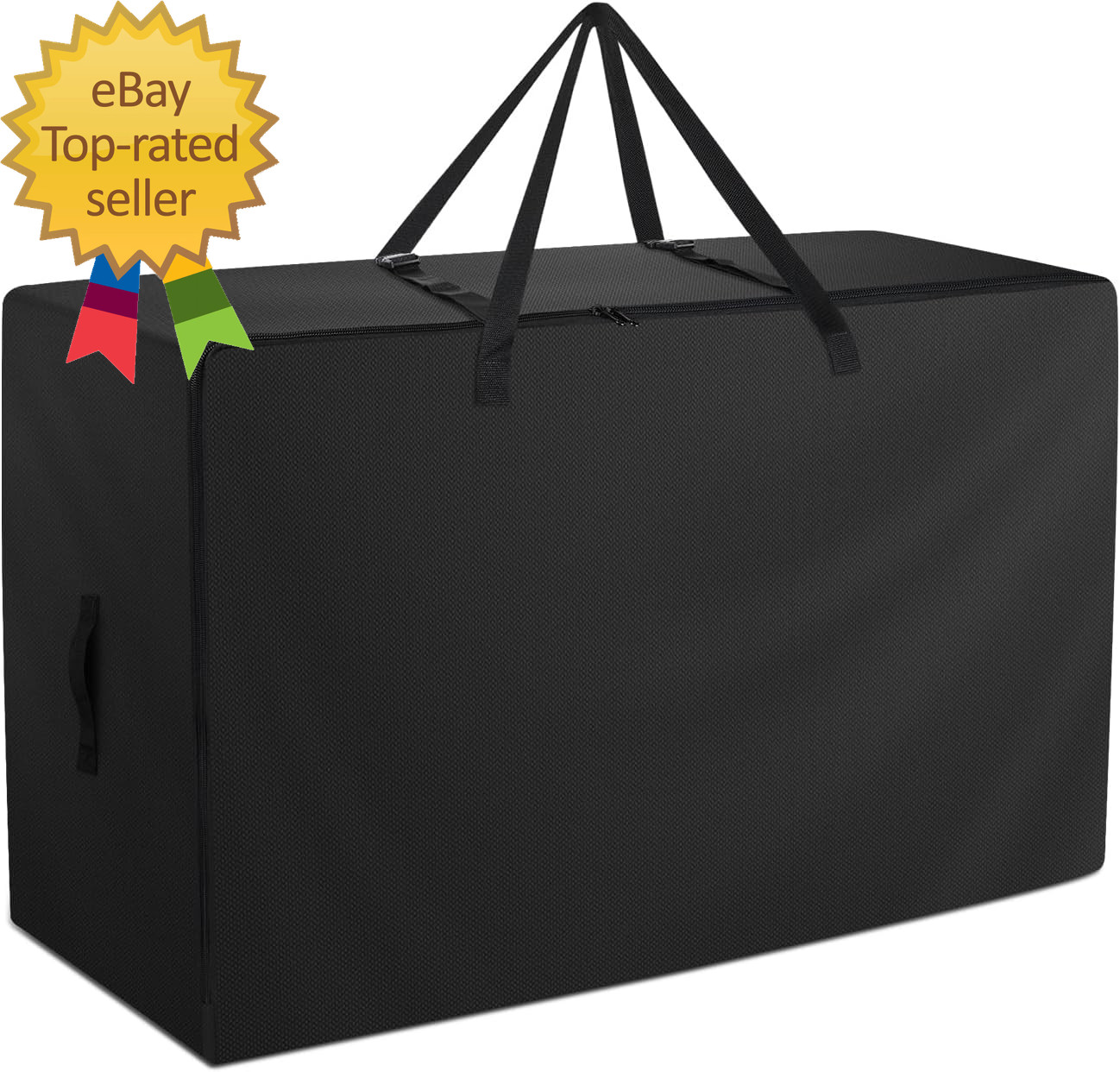 600D Oxford Cloth Heavy Duty Carry Case for Tri-Fold Guest Bed Mattress Fits 6" gallery