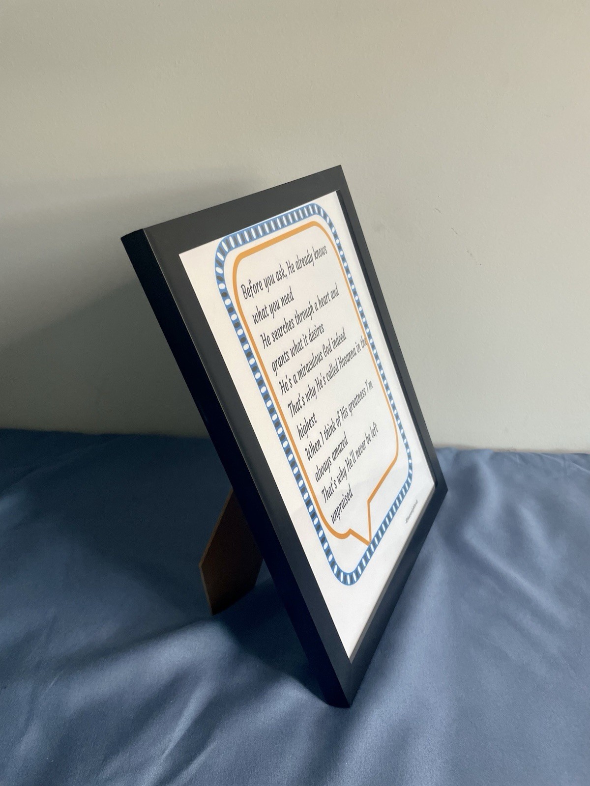 Before You Ask(Inspirational Poetry Frame) gallery