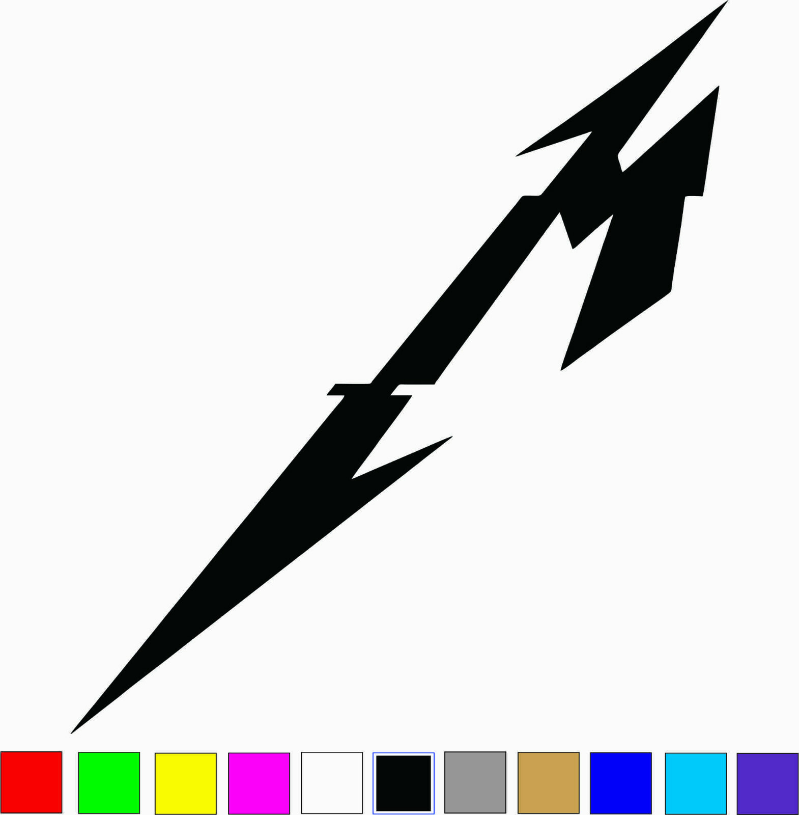METALLICA Hardwired M Die Cut Vinyl Decal Sticker gallery