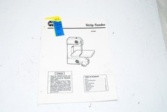 ShopSmith Original User Manual – Strip Sander – 12 Pages (Black & White) (#2)