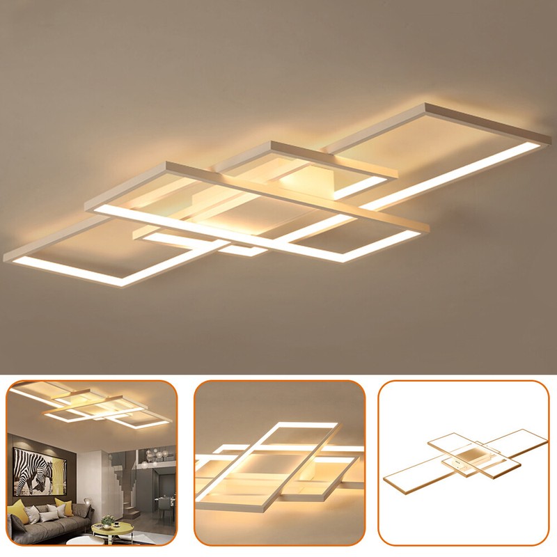 Modern Ceiling Light LED Acrylic Flush Mount Chandelier Bedroom Living Room Lamp gallery