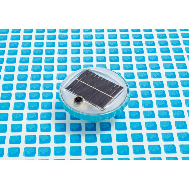 Intex Solar Powered LED Floating Pool Night Light, Color Changing (Open Box) gallery