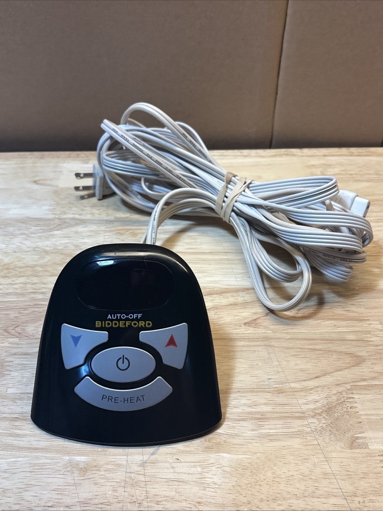 Biddeford TC16B0 180W Electric Heating Blanket Controller 4-prong Black Tested.