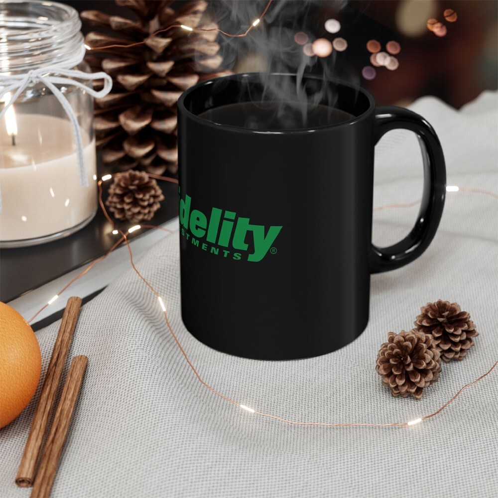 Fidelity Investment 11oz - 15oz Coffee Tea Black Mug gallery