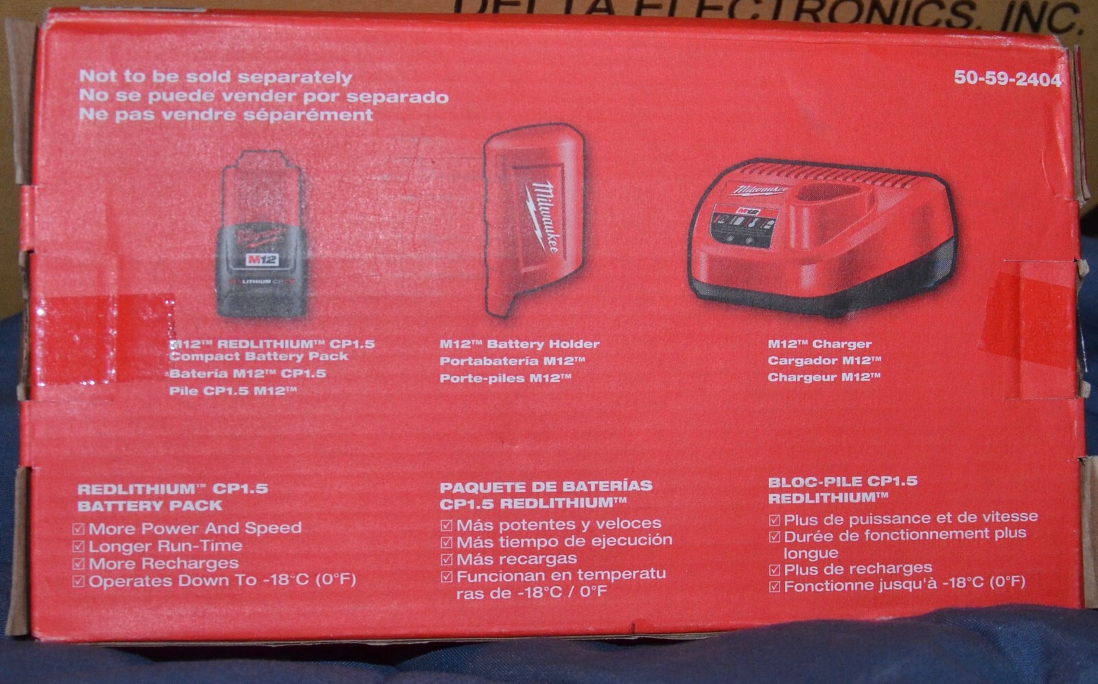 Milwaukee M12 Battery Pack & Charger Starter Kit new 50-59-2404 Lithium 12v gallery