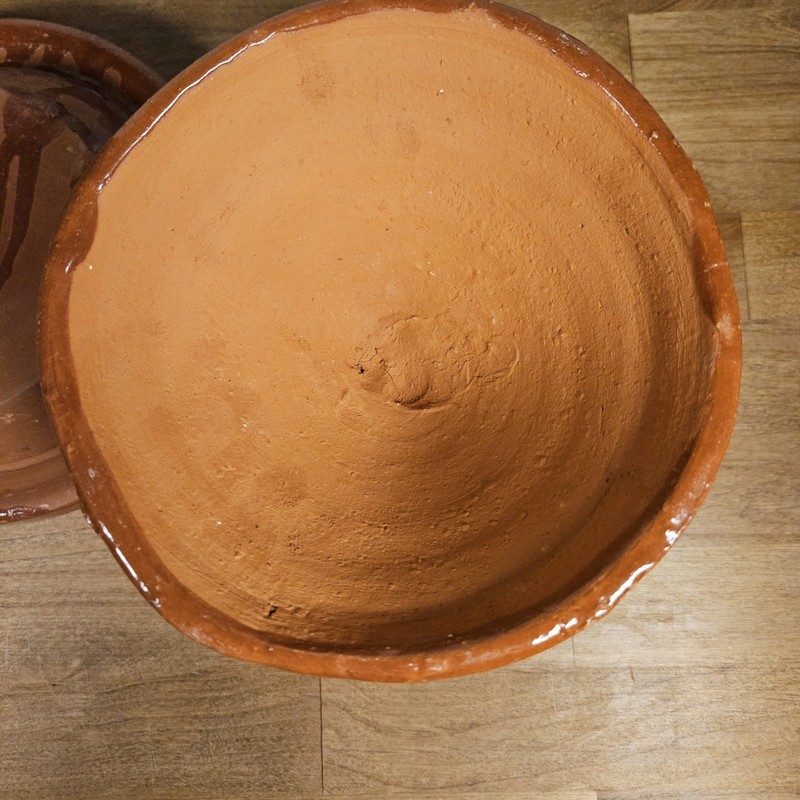 Handmade Moroccan Tagine Clay Pot Earthenware Terracotta Traditional 2-Piece gallery
