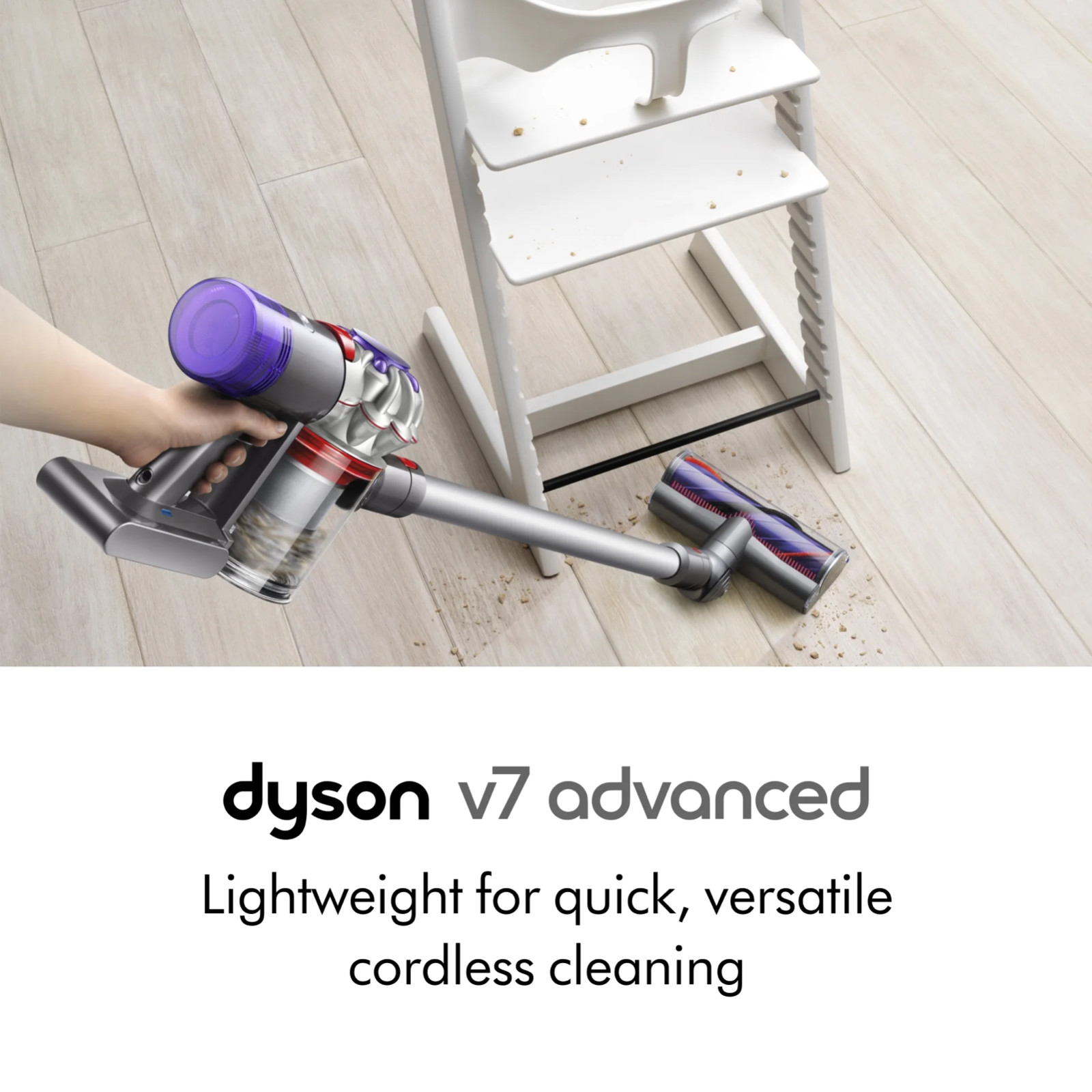 Dyson V7 Stick Vacuum Cleaner - Silver gallery