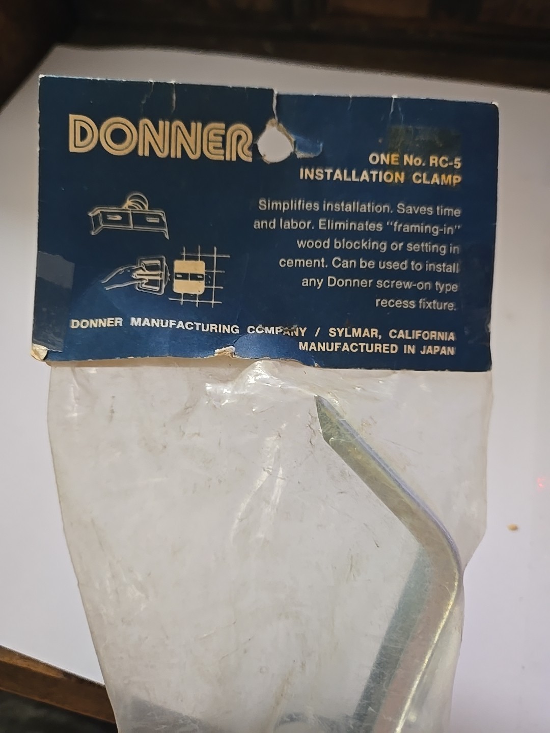 Donner RC-5 Installation Clamp Silver Recessed Home Fixture Mount Easy 2 Install gallery