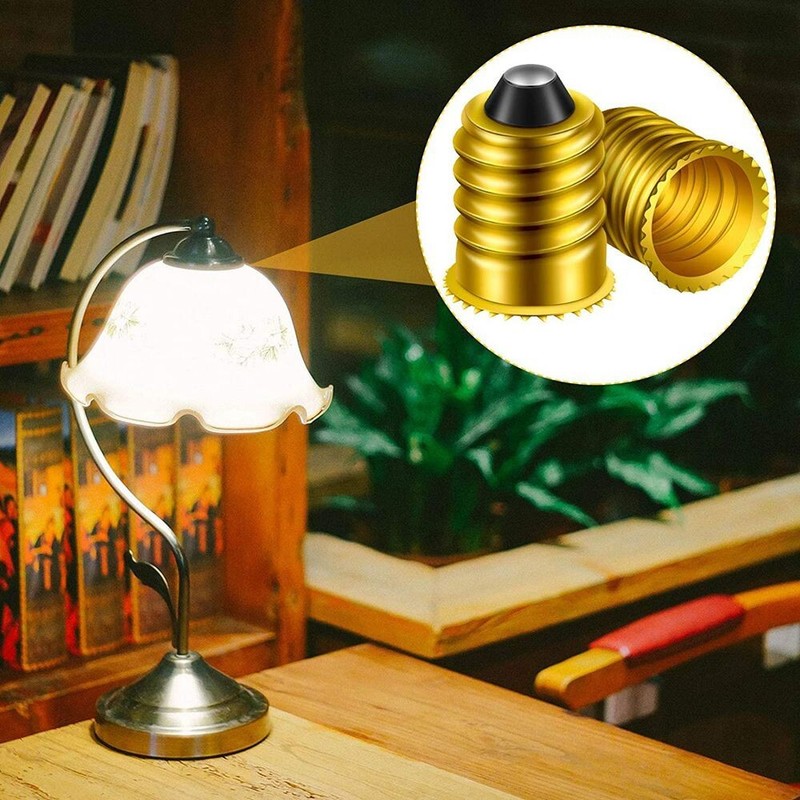 6x E14 to E12 Adapter Converter Lamp Candelabra Screw Base Socket Reducer N909 gallery