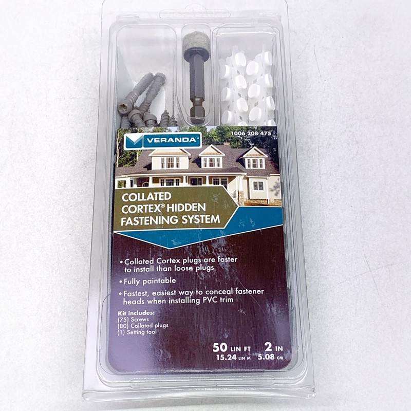 Veranda FastenMaster Collated Cortex Fastening System 2 in. Screws and Plugs NEW gallery