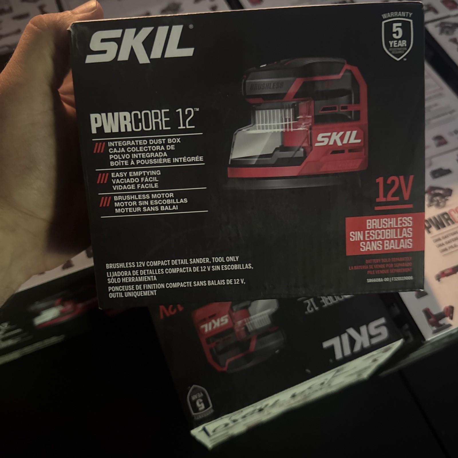 SKIL PWRCORE 12 Brushless 12V Compact Detail Sander - Tool Only New gallery