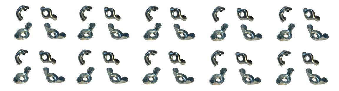 40 Pack Filter Cover Wingnuts For Honda GX240 GX270 GX340 GX390 90325-044-000 gallery