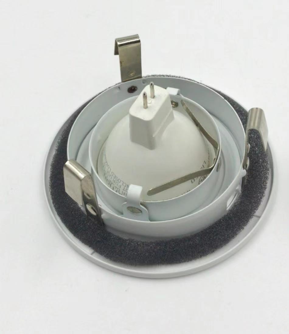 4 PACK,3 Inch Can 12V MR16 Recessed Light Adjustable Ring Trim White, 33003WH gallery