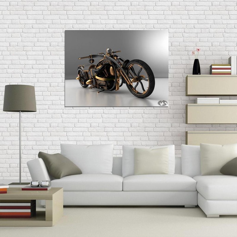 V5201 Motorcycle Chopper Decor WALL POSTER PRINT gallery