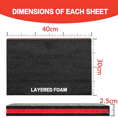 Tool Box Foam Protective Inserts for Cases,Polyethylene Tool Foam for Cases,Cush