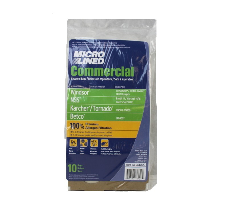 Windsor Versamatic Vacuum Bags Microlined 10 Pack by DVC gallery