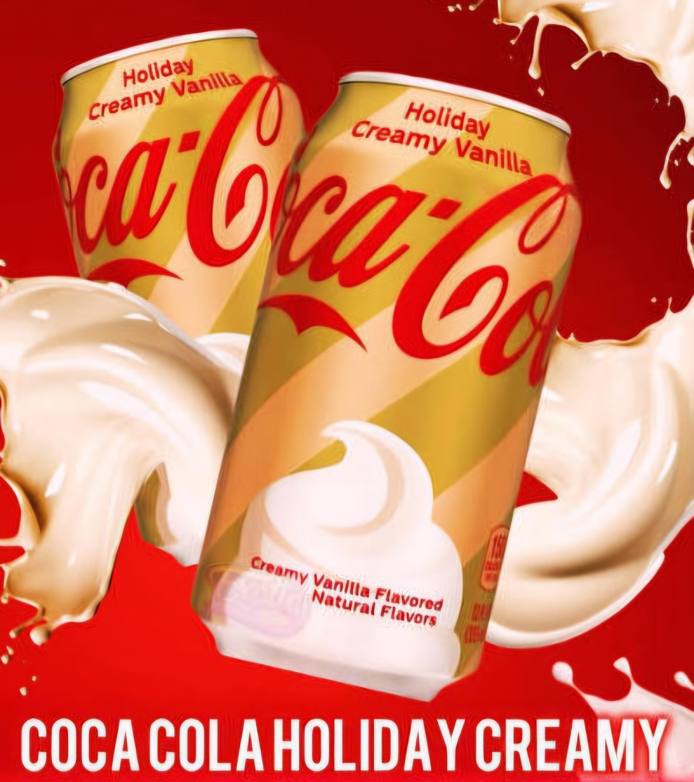 2x Coca Cola Holiday Creamy Vanilla Limited Edition Soda 12 oz Rare New gallery