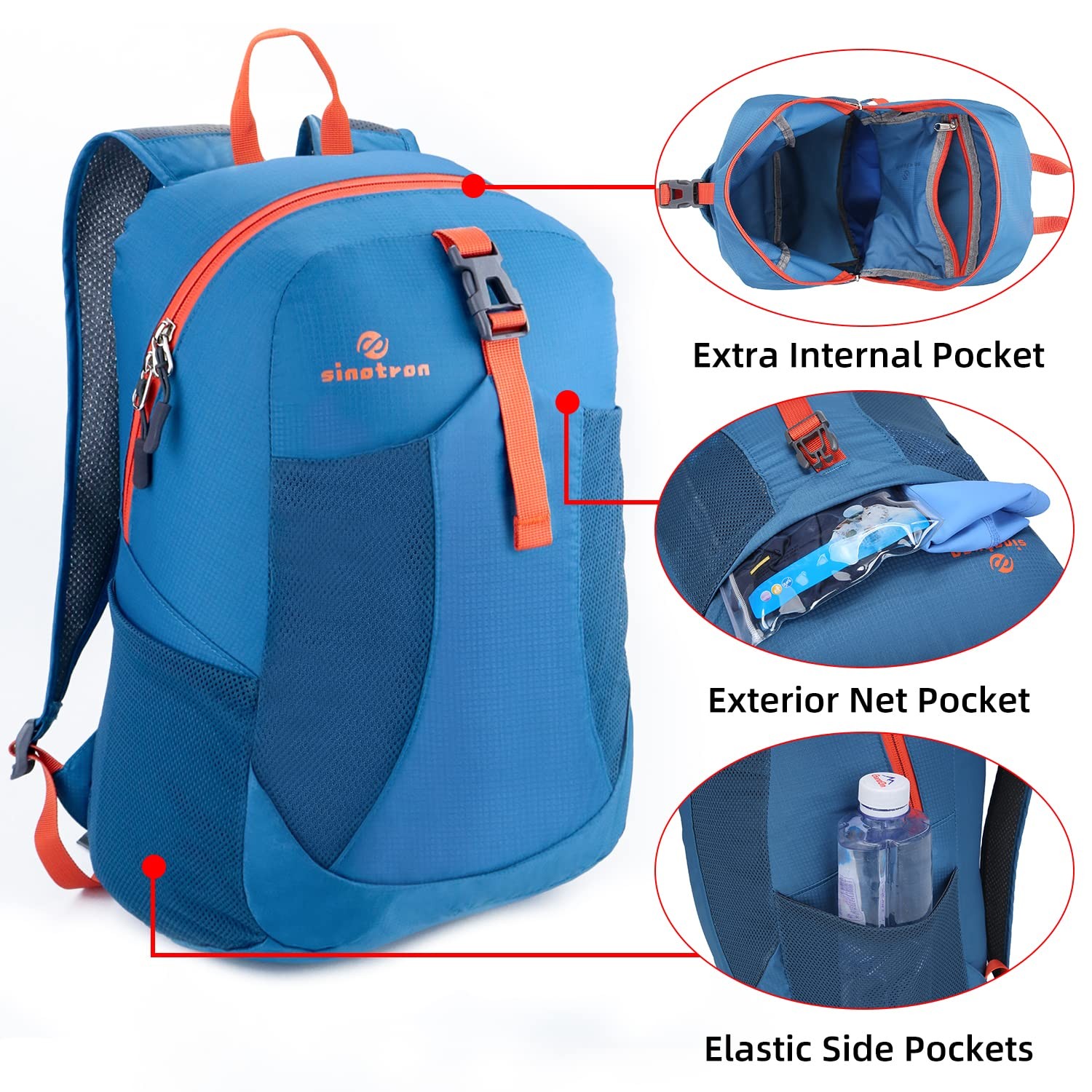 Lightweight Packable Backpack,Small Foldable Hiking Backpack Day Pack for Tra... 3