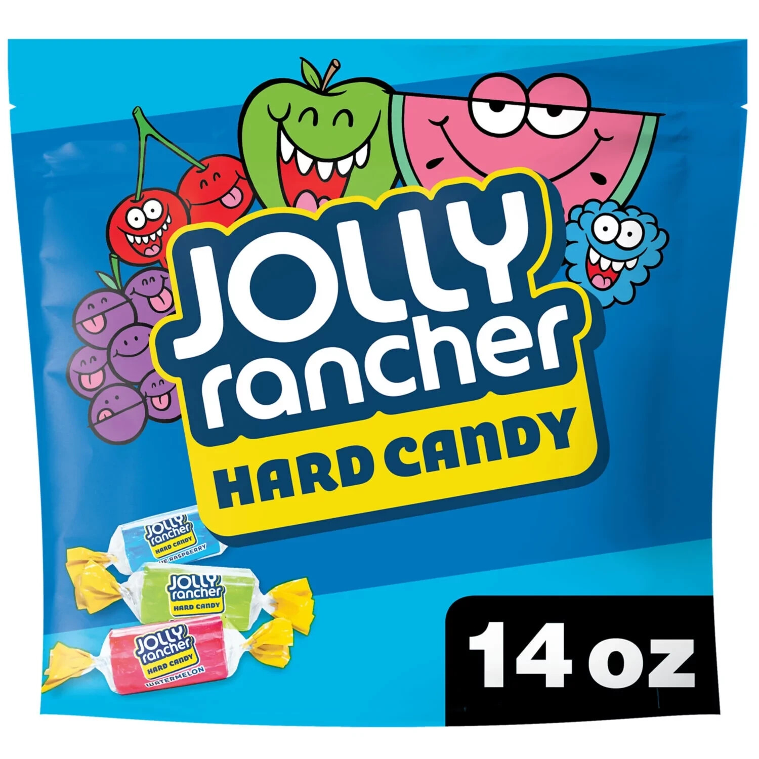 Jolly Rancher Assorted Fruit Flavored Hard Candy, Resealable Bag 14 oz gallery