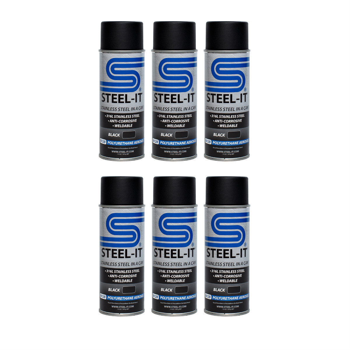 STEEL-IT Black Polyurethane 6 Pack gallery