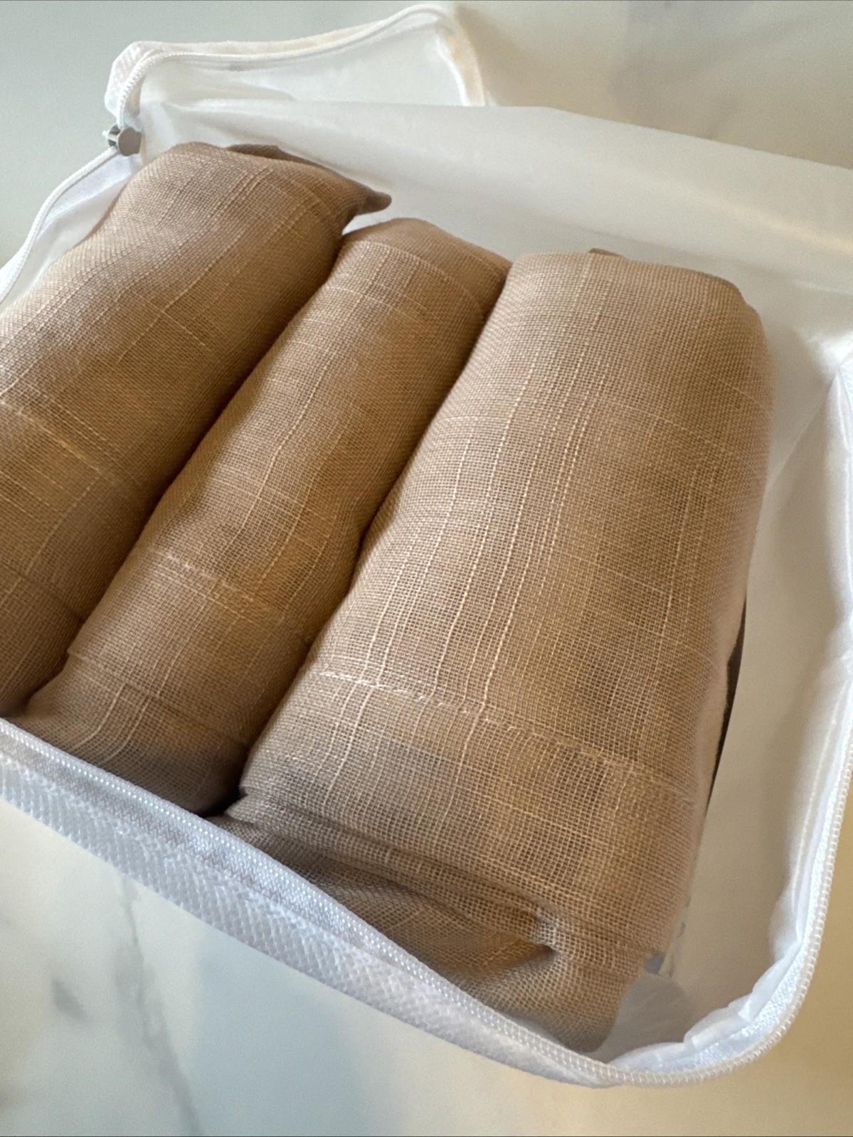 TWOPAGES Light Brown Sheer PINCH PLEAT CURTAINS TIKTOK VIRAL 52W x 120”L 2Panels gallery