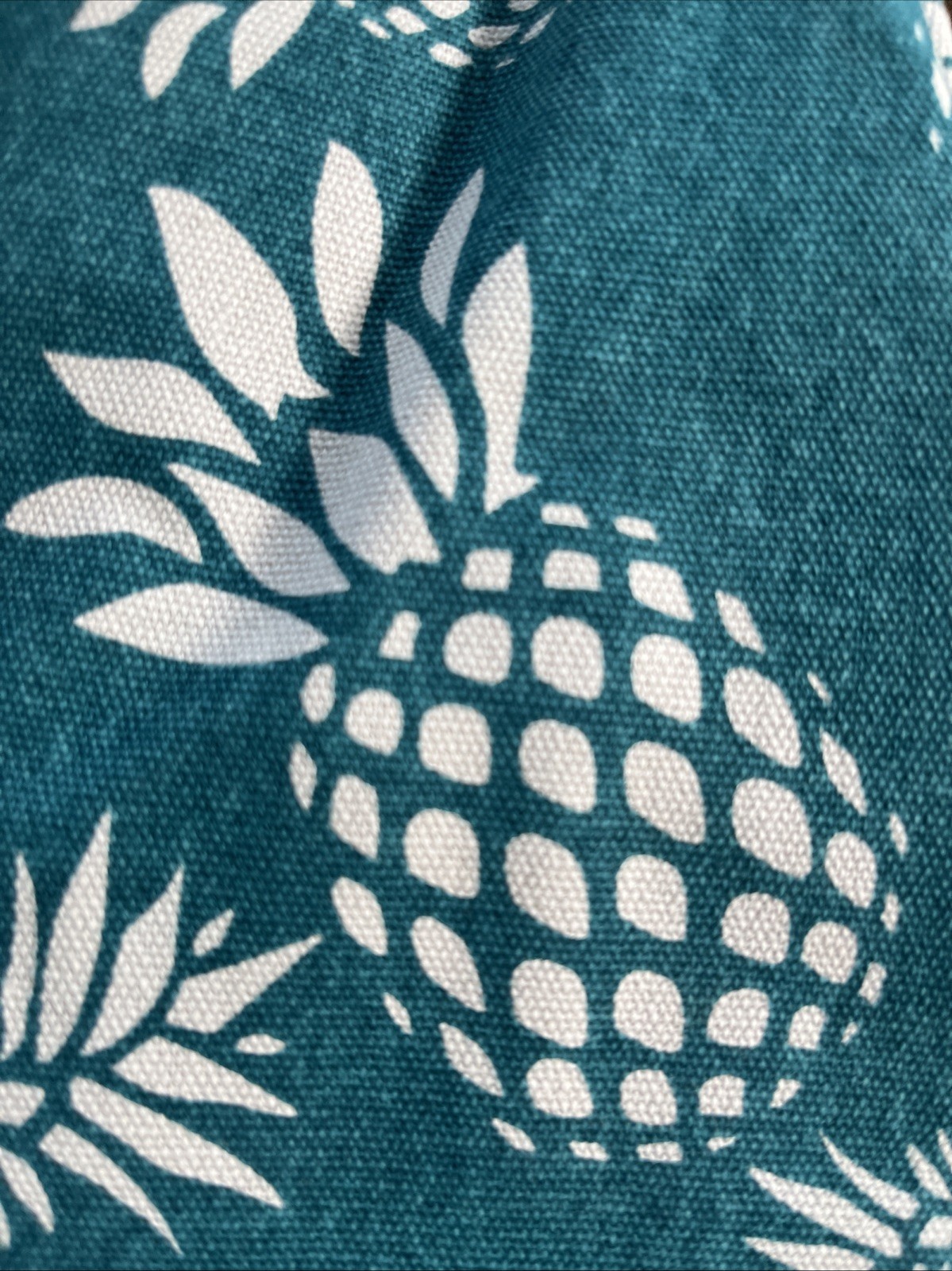 Kavu Mini Rope Sling Bag Backpack Teal With Pineapples 4