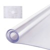 New/Plastic Table Cover, 42 x 72 Inch 2.0 mm Thick Clear Table Protector, Rectan gallery