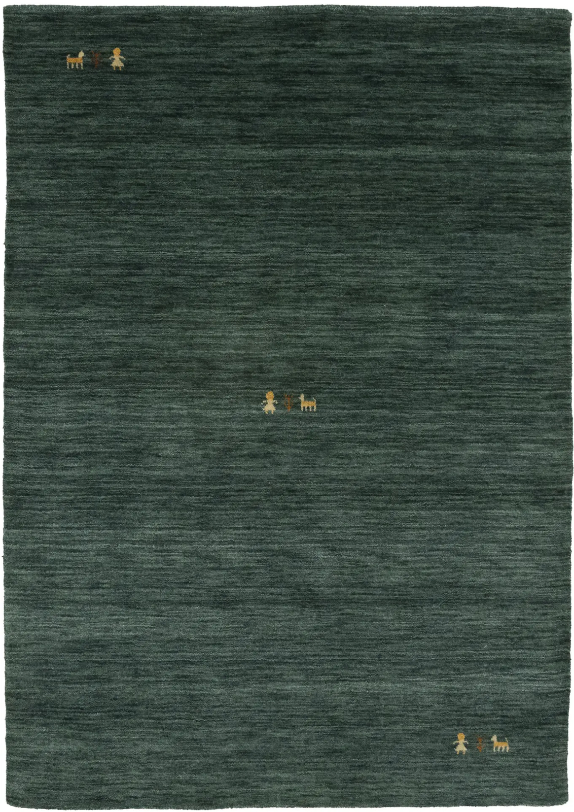 Dark Green Tribal Design Handmade 4X6 Gabbeh Modern Rug Kids Room Floor Carpet gallery