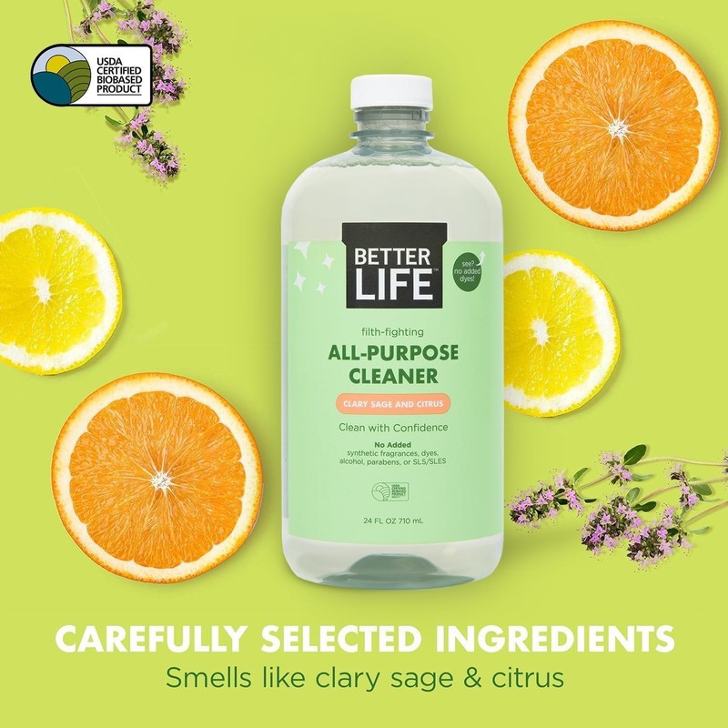 Gentle yet Effective Multi-Surface Cleaner - 24oz x 2, Eco-Friendly Formula gallery