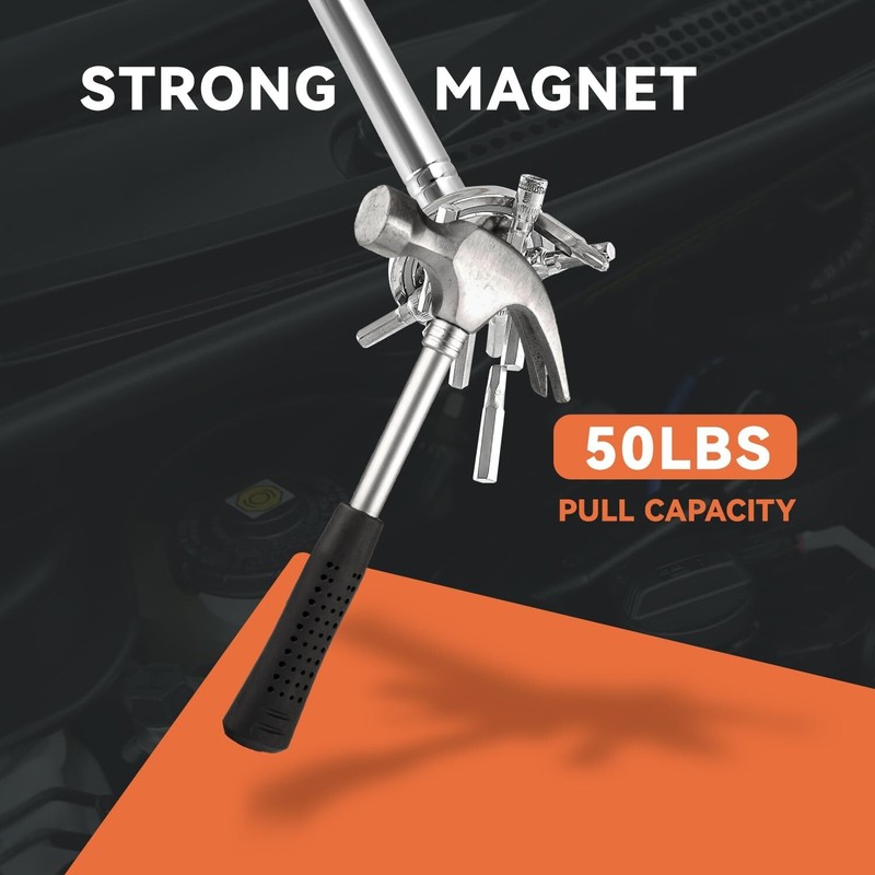 "Telescoping Magnetic Pickup Tool with 50Lb Pull Force, Magnet Stick Extendable gallery