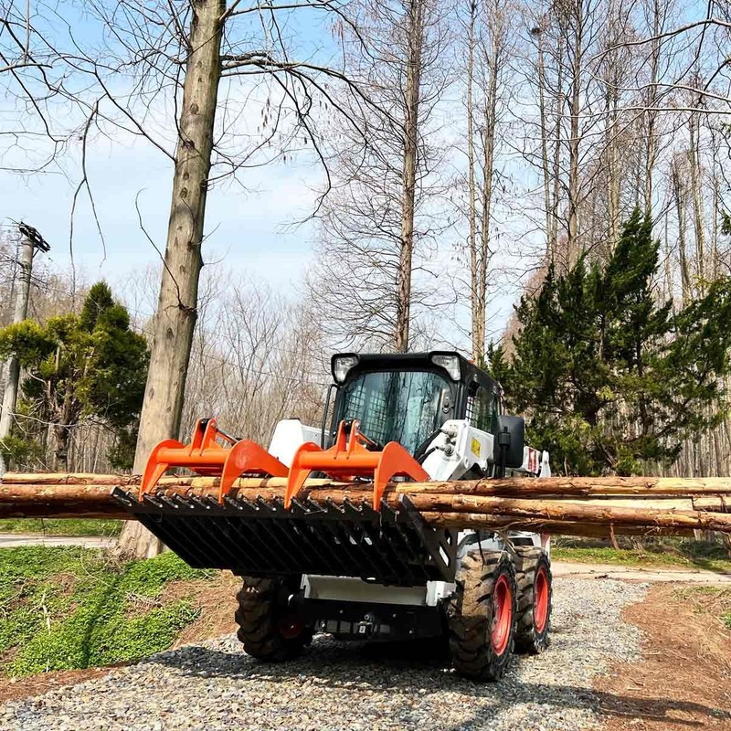 Universal Skid Steer Skeleton Grapple — 84in, 2600lb, 3" Tine Spacing gallery