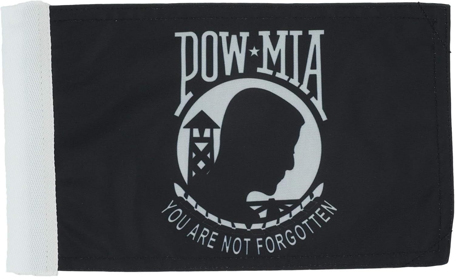 Veteran’s Day POW MIA Motorcycle Flag - High-Quality Fabric in Multiple Sizes gallery