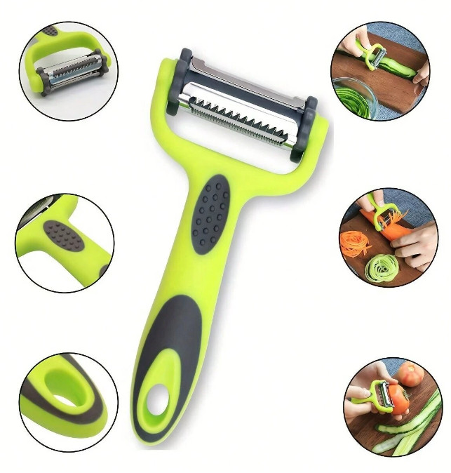 1pc Multifunctional Rotatable Fruit & Vegetable Peeler Ideal for various produce gallery