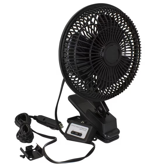 Auto Drive Black 12-Volt 6 Car Clip-on or Dash Mount Fan gallery