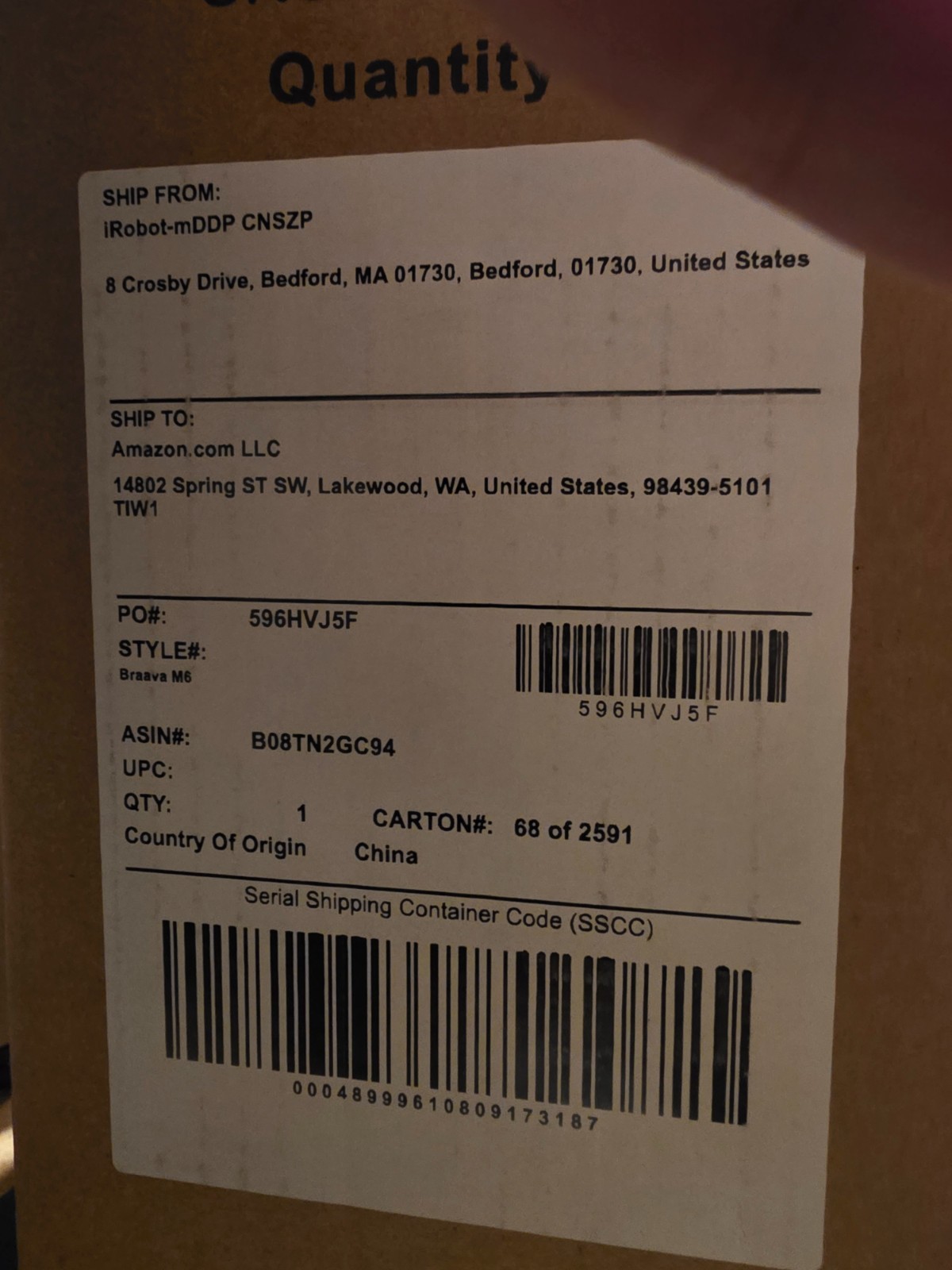 iRobot Braava Jet M6 Ultimate Wi-Fi Connected Robot Mop - White (M601220) - NIB gallery