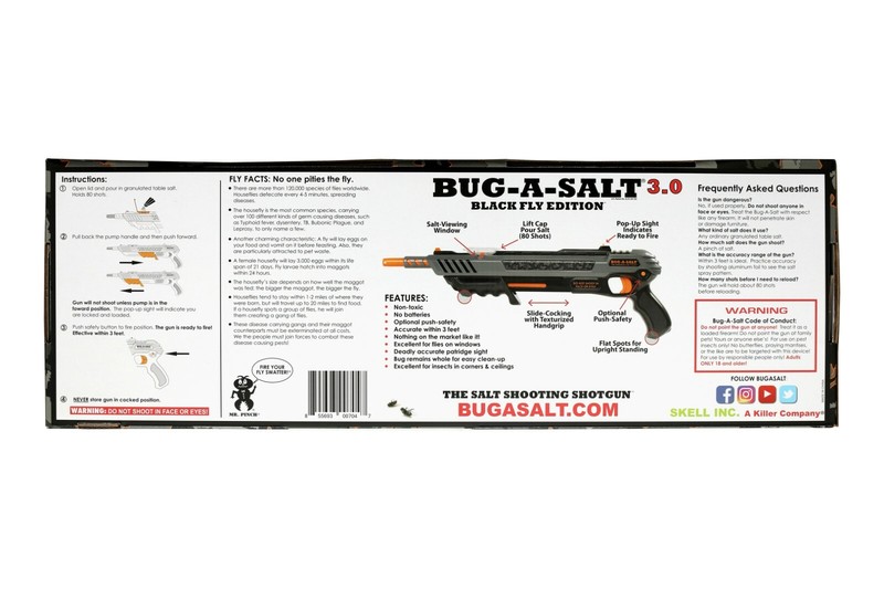 Damaged Box Authentic BUG-A-SALT 3.0 Black Fly Insect Eradication Salt Gun gallery