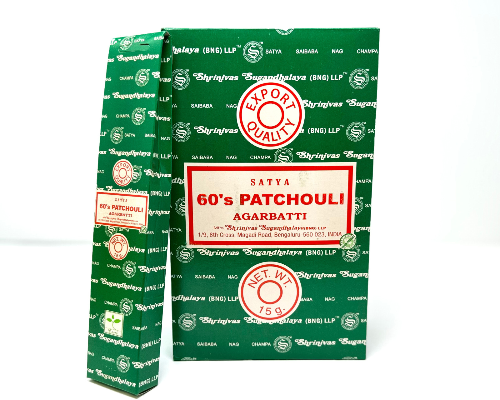 Satya Nag Champa 60'S PATCHOULI Incense Sticks Choose Amount (Sixties Patchouly) gallery