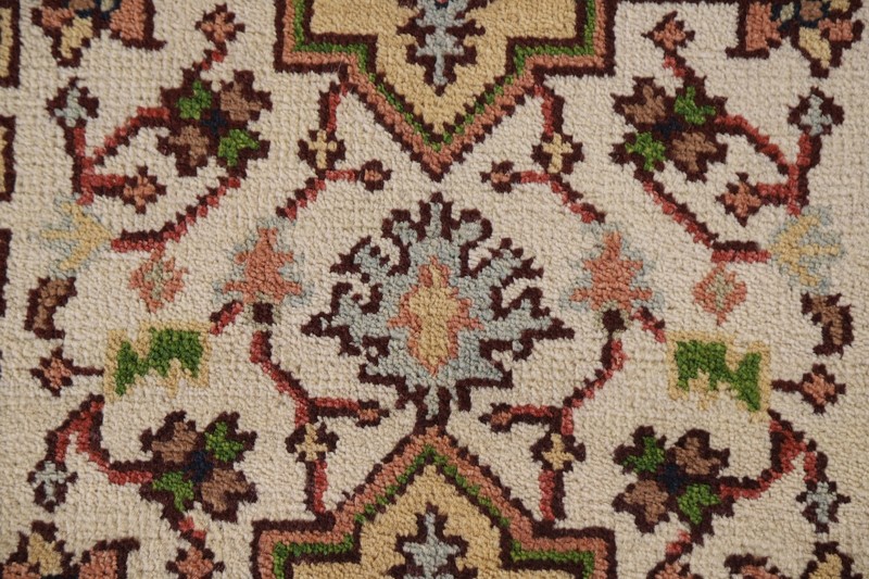Ivory Heriz Serapi 8 ft Runner Rug Handmade Wool Carpet 2' 6" x 7' 10" gallery
