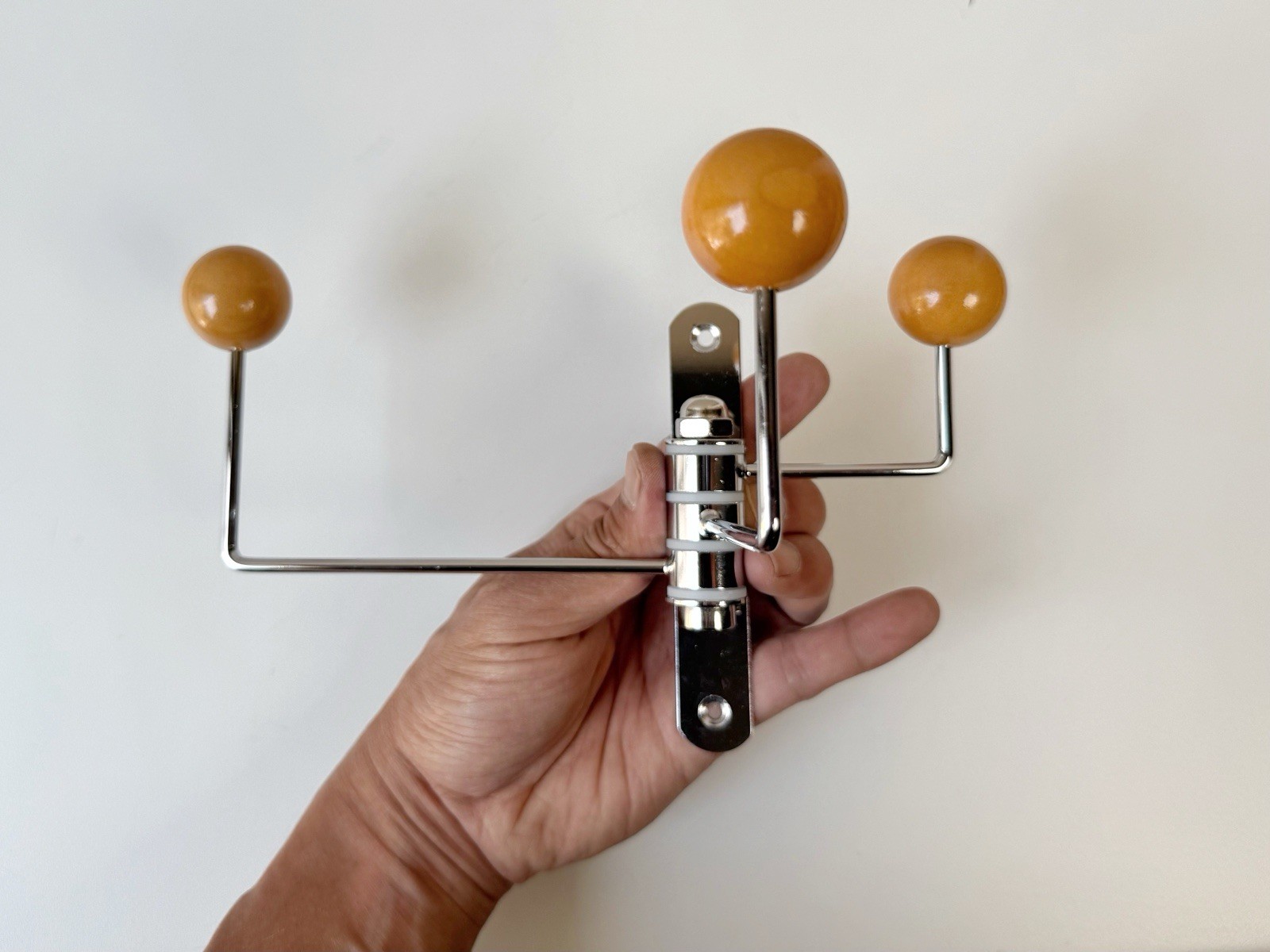Mid Century Hooks Coat Rack Entryway Organizer Modern Minimalist Wall Art Decor gallery