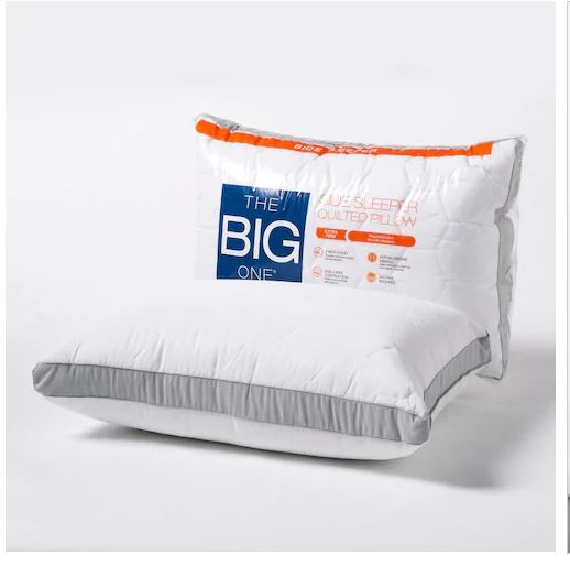 The Big One Quilted Side Sleeper Bed Pillow - Overfilled with extra firm support gallery