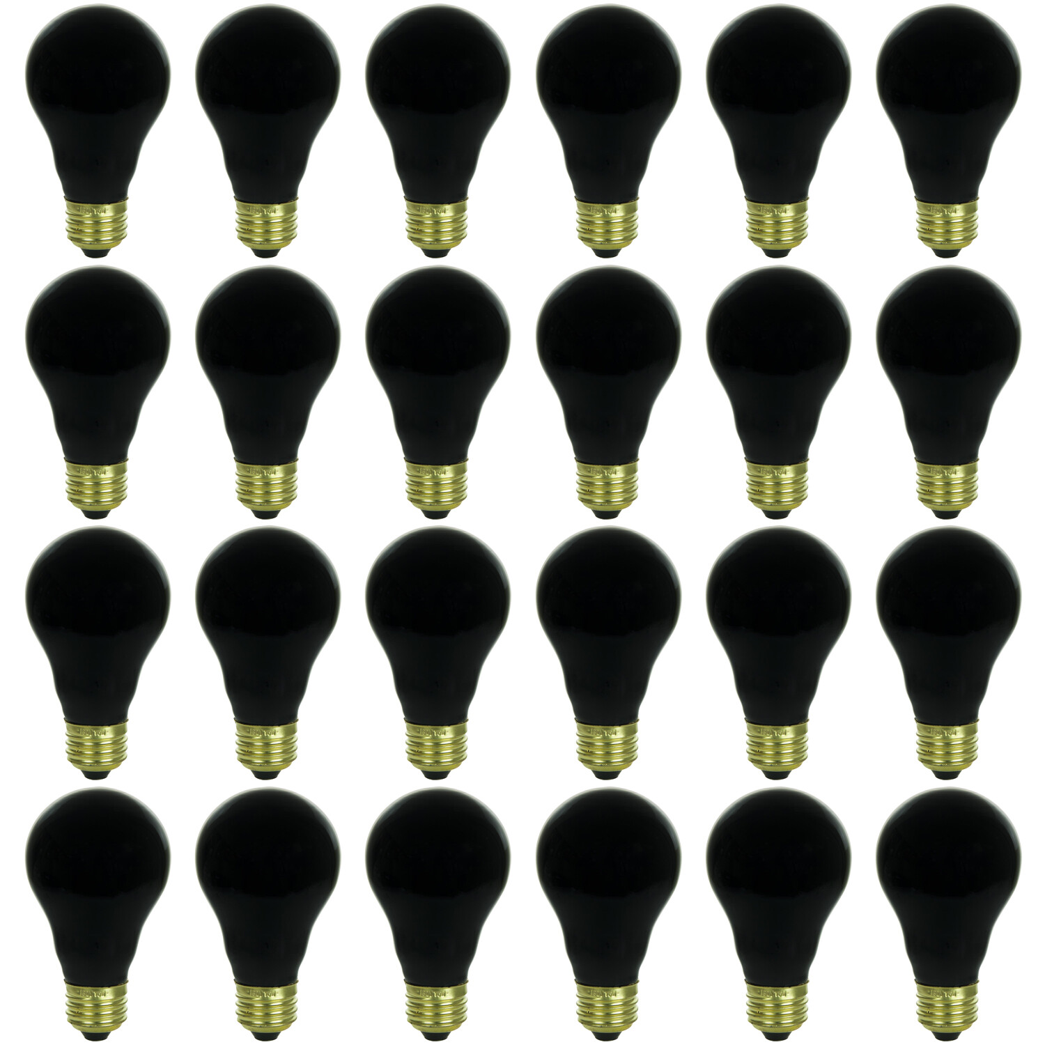 Sunlite 75 Watt A19 Black Light Light Bulb, Medium Base, Ceramic, 24 Pack gallery