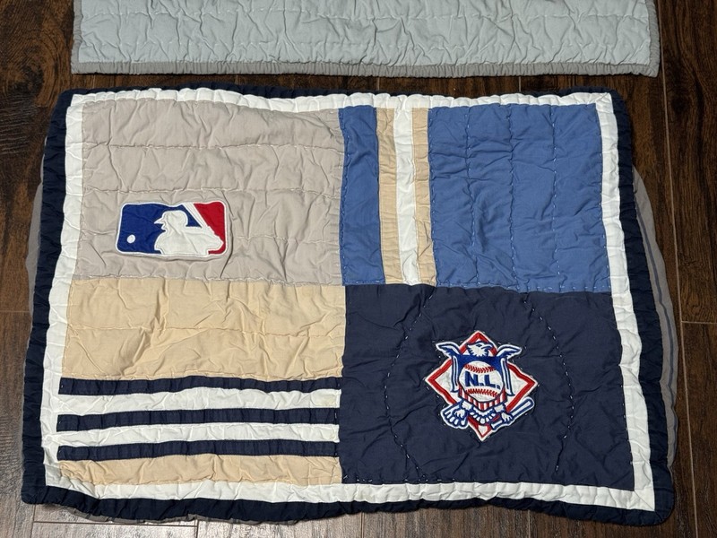 Major League Baseball (MLB) style quilted pillow sham from Pottery Barn T/K (3) gallery