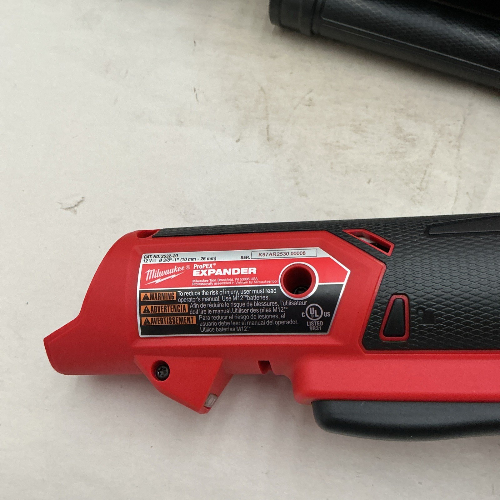 Milwaukee 2532-20 M12 Pro PEX Expander Tool with 1/2 in. - 1 in. RAPID SEAL gallery
